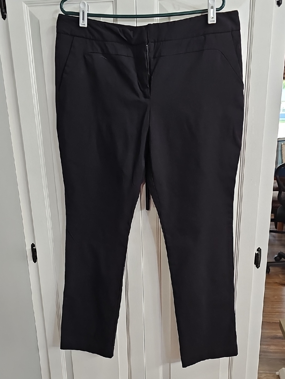 Worthington Black Straight-Leg Ponte Pants